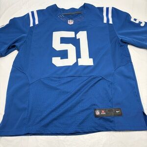 Pat Angerer #51 Indianapolis Colts Nike On Field Jersey Mens 48 XL